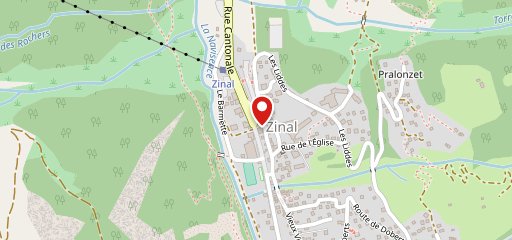 Hôtel - Restaurant La Pointe de Zinal sulla mappa