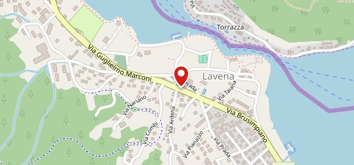 La Trattoria di Lavena sulla mappa