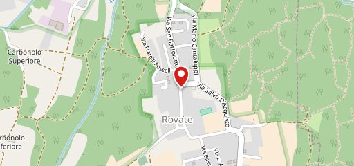 Trattoria di Rovate sulla mappa