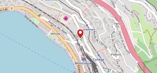 La Fontaine Restaurant & Bar Montreux sulla mappa