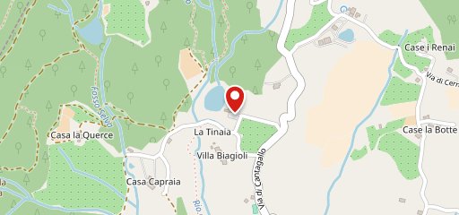 Ristorante Pizzeria Lago di Cerreto Prato sulla mappa
