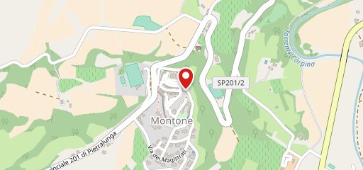 L'Antica Osteria di Montone sulla mappa