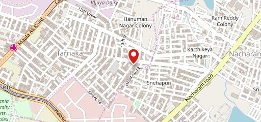 Lassi Shop Tarnaka on map