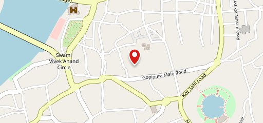 Late night fast food on map