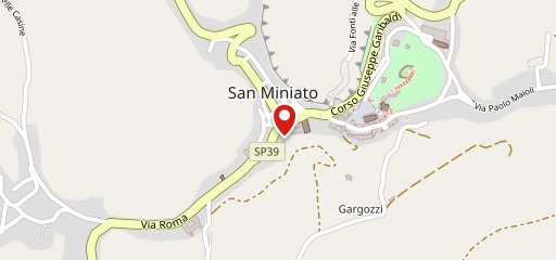 Le Due Torri San Miniato sulla mappa