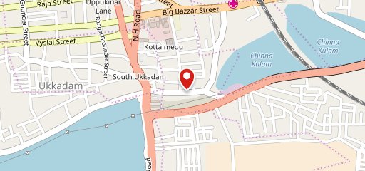 Lucky cafe on map