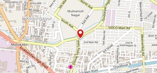 Madras Pizza on map