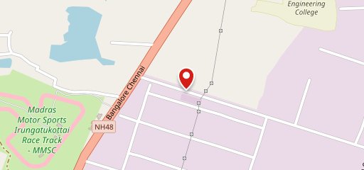 Madras coffee house on map