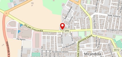 Madre Pinzeria Italiana - Mirandola sulla mappa