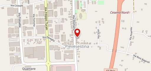 Pizza Express Pievesestina sulla mappa