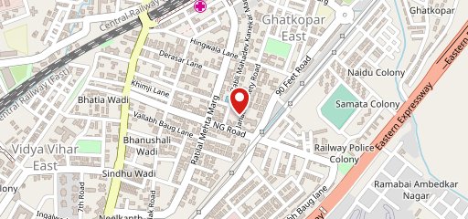 Manbhavan Premium thali on map