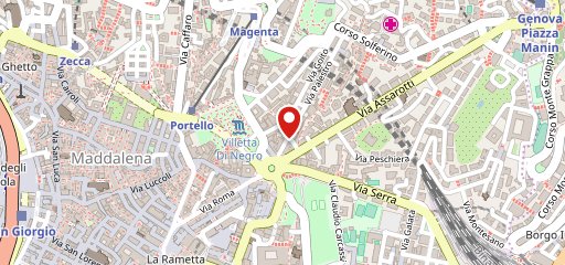MANI & SJUNGLE Genova sulla mappa