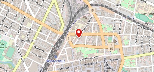 ZHAW Mensa St. Georgenplatz sulla mappa