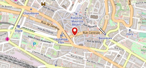 Mexicana Streetfood Central Lausanne sulla mappa