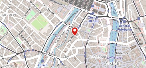 Migros-Restaurant - Zürich - City sulla mappa