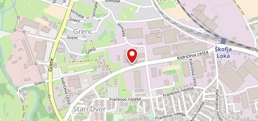Mlinotest živilska industrija d.d., poslovna enota pekarna Peks Škofja Loka sulla mappa