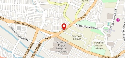 Mudaliyar Idly Kadai on map