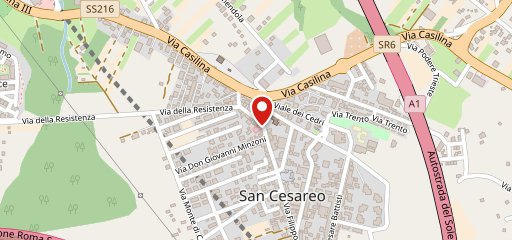 Osteria San Cesareo sulla mappa