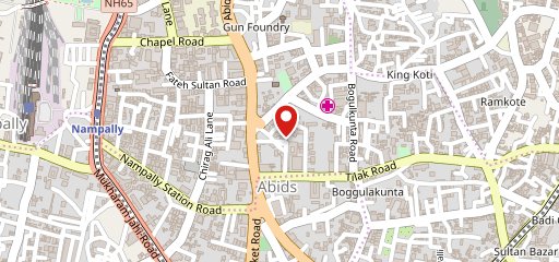 Palace heights on map