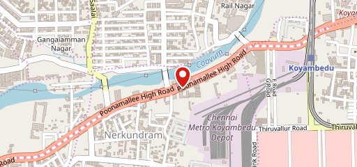 Palmshore Restaurant Koyambedu on map