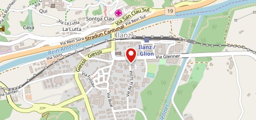 Panizza Ilanz sulla mappa