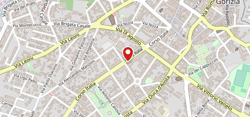 Peperino Gorizia sulla mappa