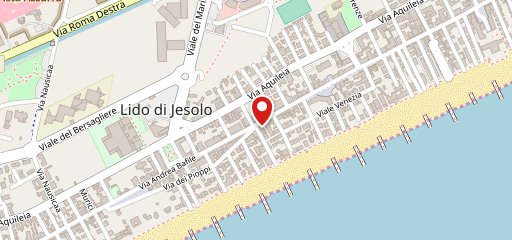 Pizzeria a domicilio jesolo sulla mappa