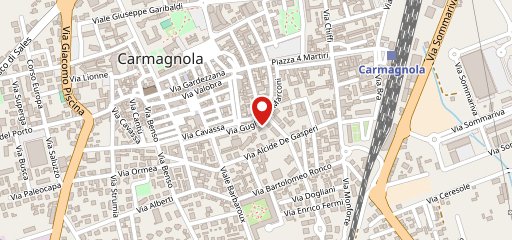 Pizza drin Carmagnola sulla mappa