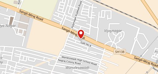 Pizza Hut Patrakar Nagar, Sangli on map