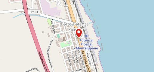 Pizzeria Adriatica sulla mappa