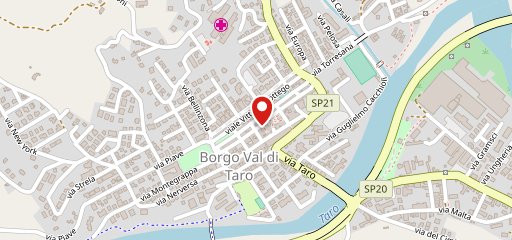 Pizzeria la favola di borgo val di Taro sulla mappa