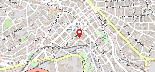 La Tana Trieste sulla mappa
