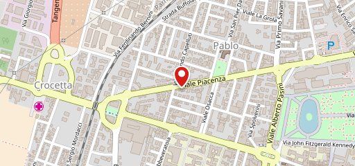 Pizzeria mediterraneo sulla mappa
