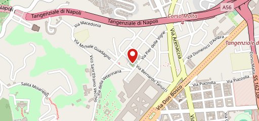 Pizzeria trattoria corallo sulla mappa