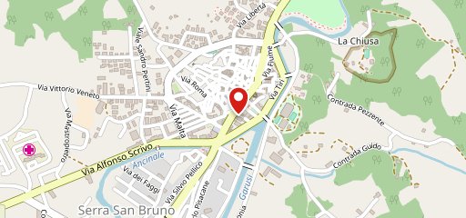 La villa, pizzeria-rosticceria-tavola calda sulla mappa