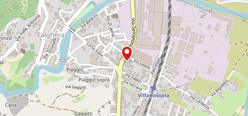 Pizzeria Silia D'ossola sulla mappa