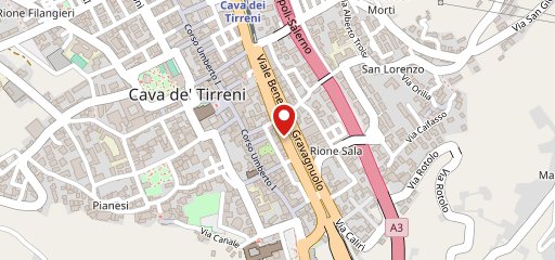 Prisco a Cava sulla mappa