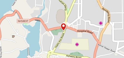 punjabi bites udaipur on map