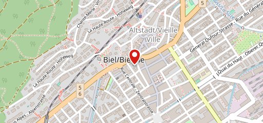 Restaurant Au Rendez-Vous Biel/Bienne Espagnol Español Spanisch Tapas Bar sulla mappa