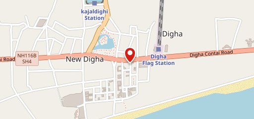 Restaurant Bhorpet Digha on map
