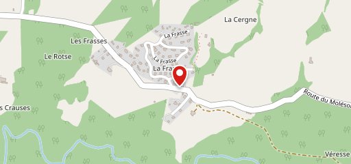 Café, Restaurant de la Frasse sulla mappa