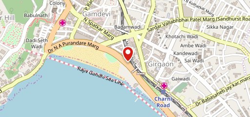 Revival Restaurant Chowpatty Mumbai on map