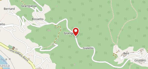Rifugio escursionistico Trattoria del Gallo al Sole sulla mappa