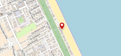 Ristorante Bagno Anna Pinarella sulla mappa