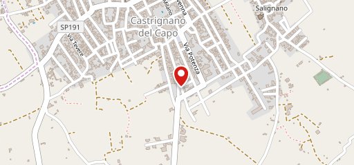 Ristorante del sud sulla mappa