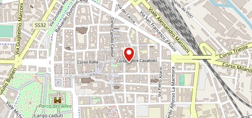 Centro sulla mappa
