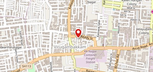 salt and pepper virugambakkam on map