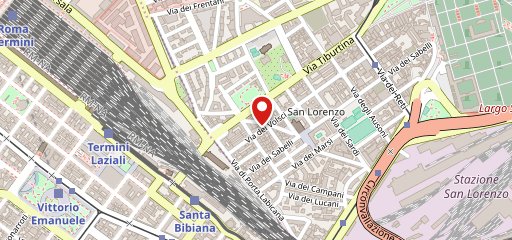 Saltimbocca San Lorenzo sulla mappa