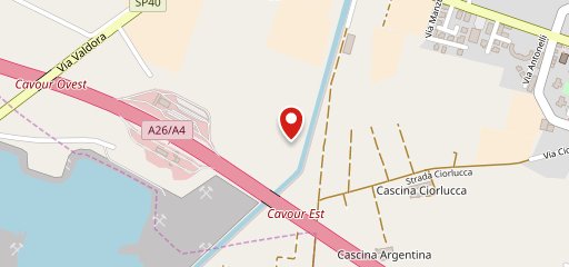 Sarni - Area di servizio Cavour Ovest sulla mappa