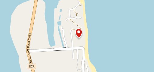 Seagull on map
